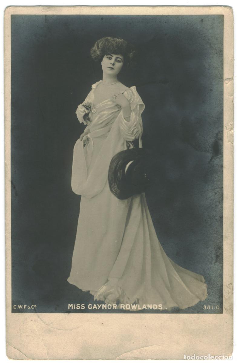 Postales: Actriz ROWLANDS, Gaynor_Raphael Tuck. 723
