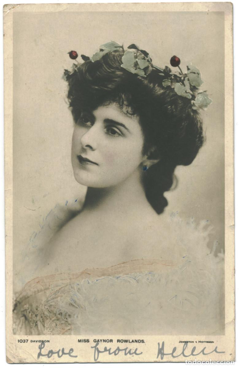 Postales: Actriz ROWLANDS, Gaynor_Davidson (Real Photo; 1037). Photo Johnston & Hoffmann