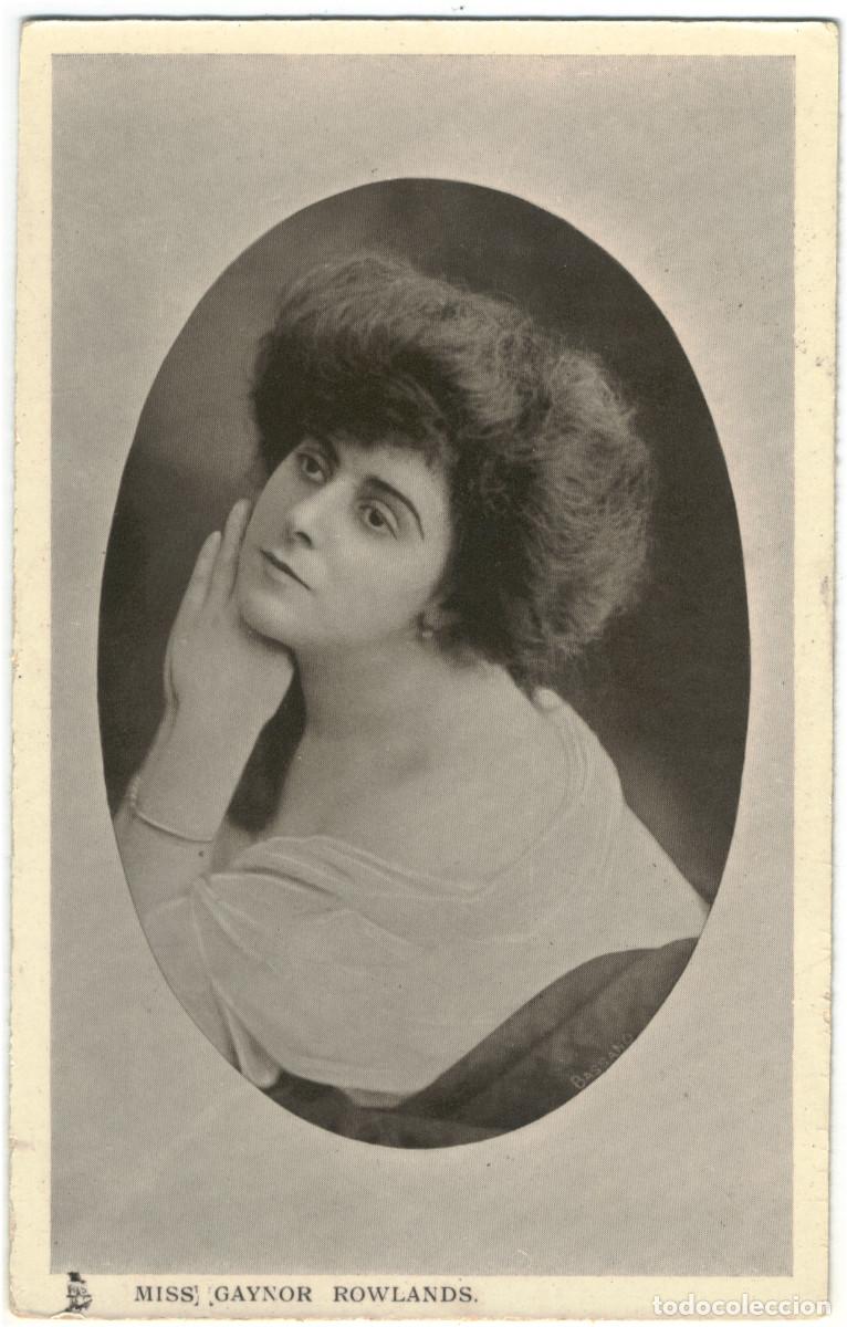 Postales: Actriz ROWLANDS, Gaynor_Raphael Tuck (Glosso. Celebrities of the Stage; 5710)