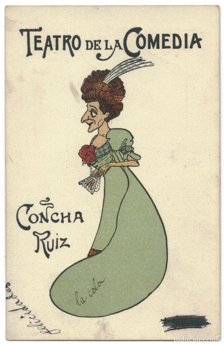 Postales: Actriz RUIZ, Concha_Jos&eacute; Blas. Teatro de la Comedia