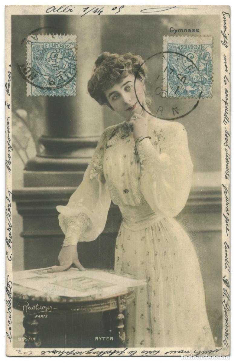 Postales: Actriz RYTER_SIP. 855-17. Gymnase. Photo Reutlinger