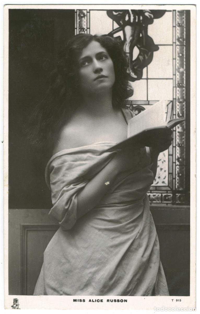 Postales: Actriz RUSSON, Alice_Raphael Tuck Real Photograph (Celebrities of the Stage; T 915)