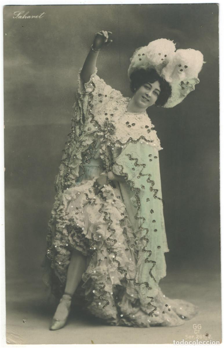 Postales: Actriz SAHARET_GG. 261-2