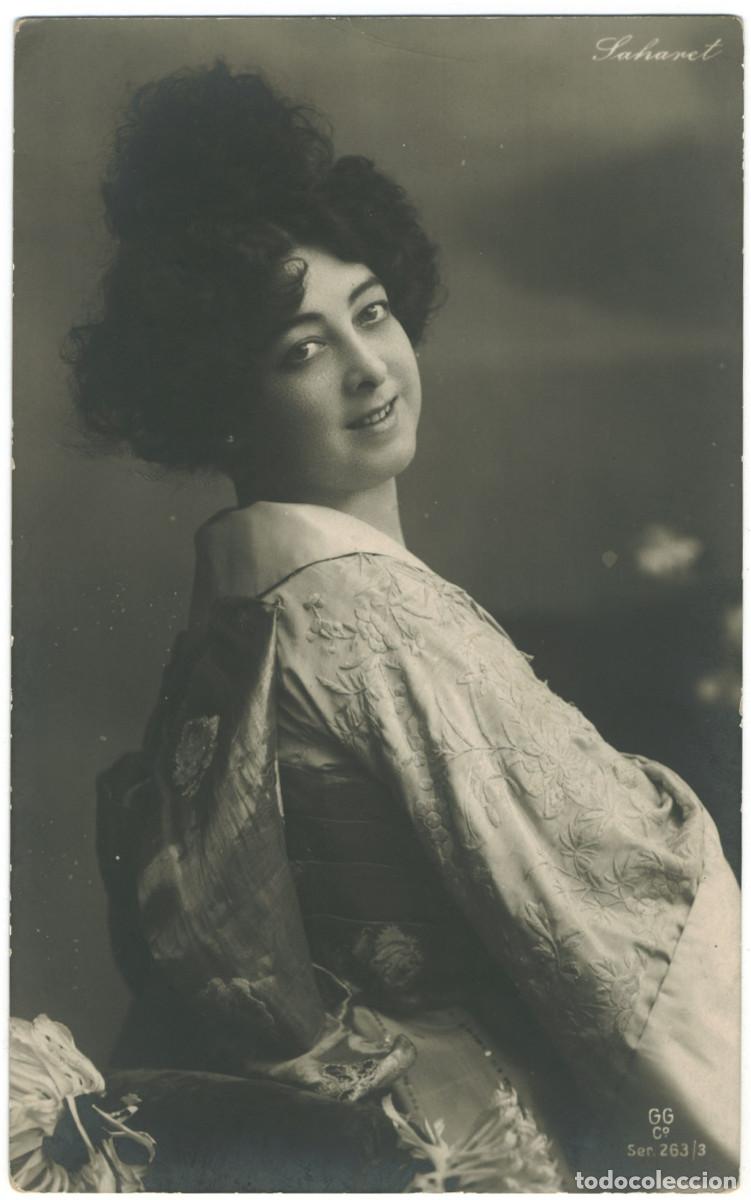 Postales: Actriz SAHARET_GG. 263-3