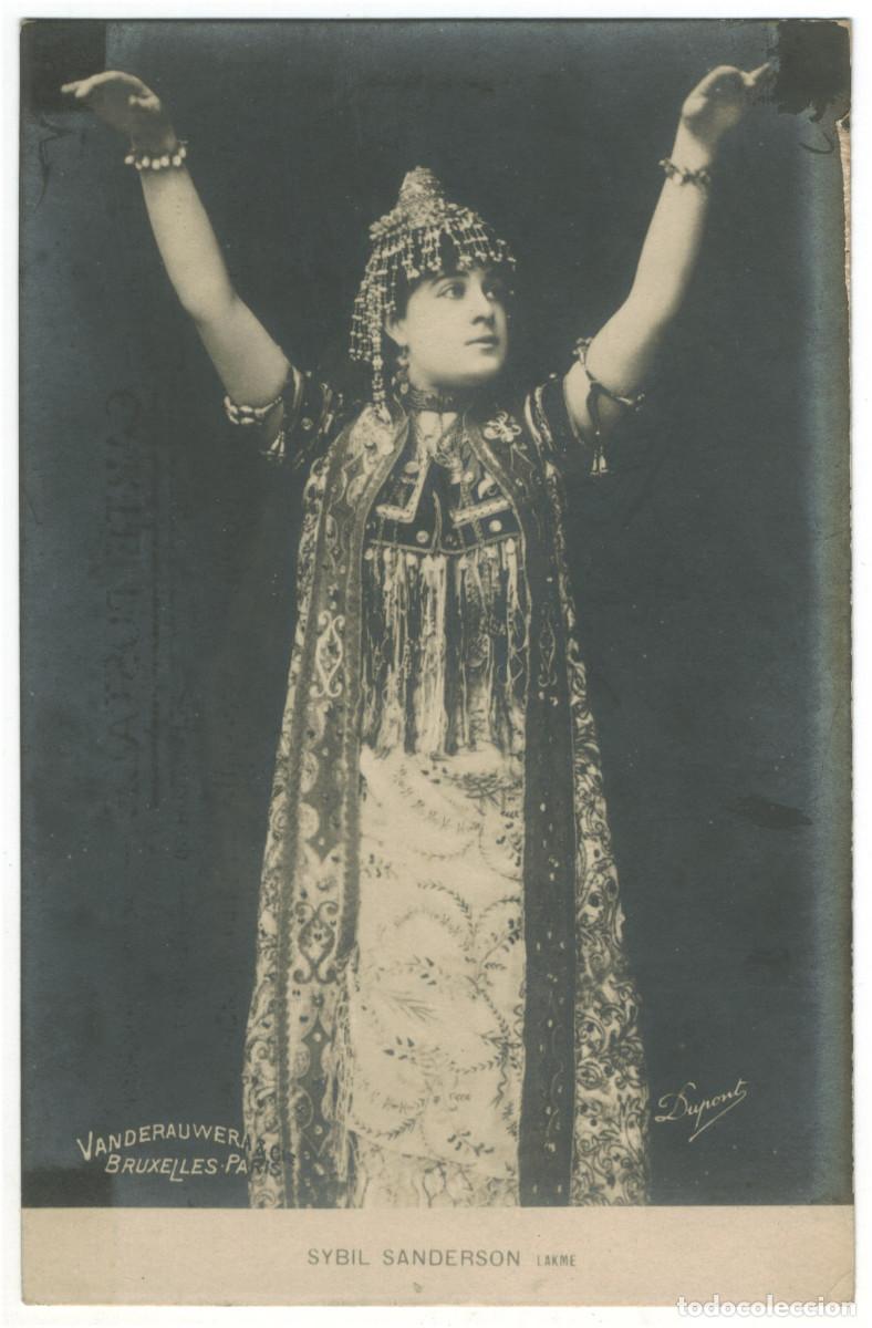 Postales: Actriz SANDERSON, Sybil_Vanderauwera. As Lakme. Photo Dupont