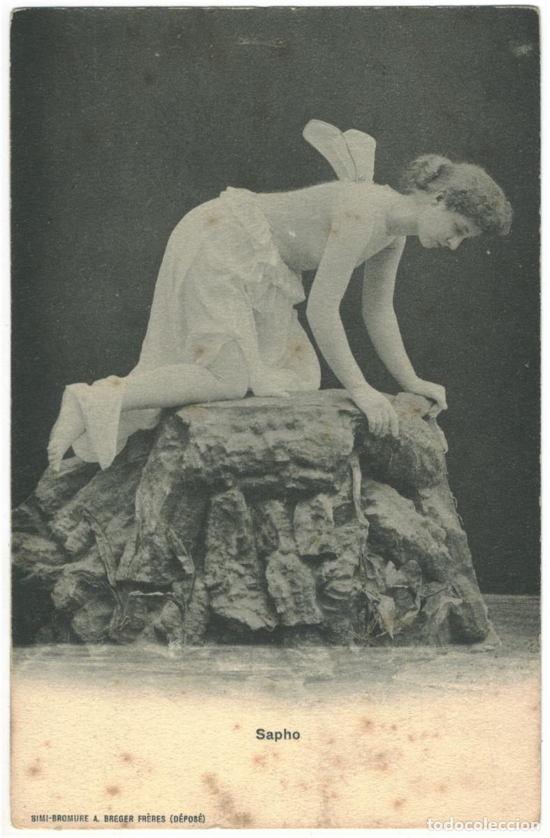 Postales: Actriz SAPHO_A. Breger