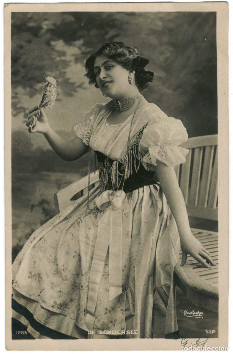 Postales: Actriz SCHLIERSEE, de_SIP. 1285. Photo Reutlinger