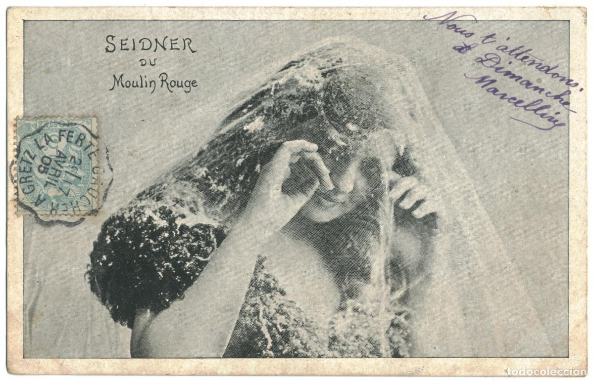 Postales: Actriz SEIDNER_Sin datos. Moulin Rouge