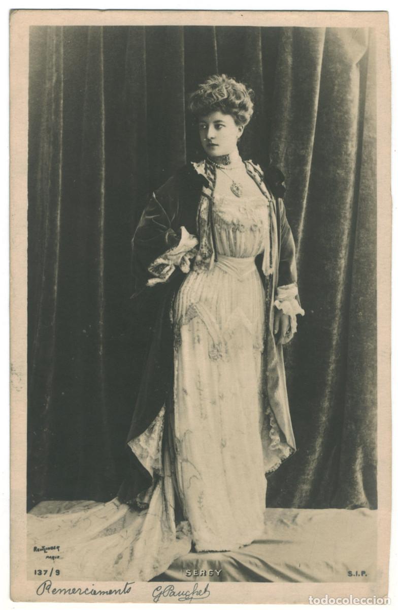 Postales: Actriz SERGY, Gilberte_SIP. 137-9. Photo Reutlinger