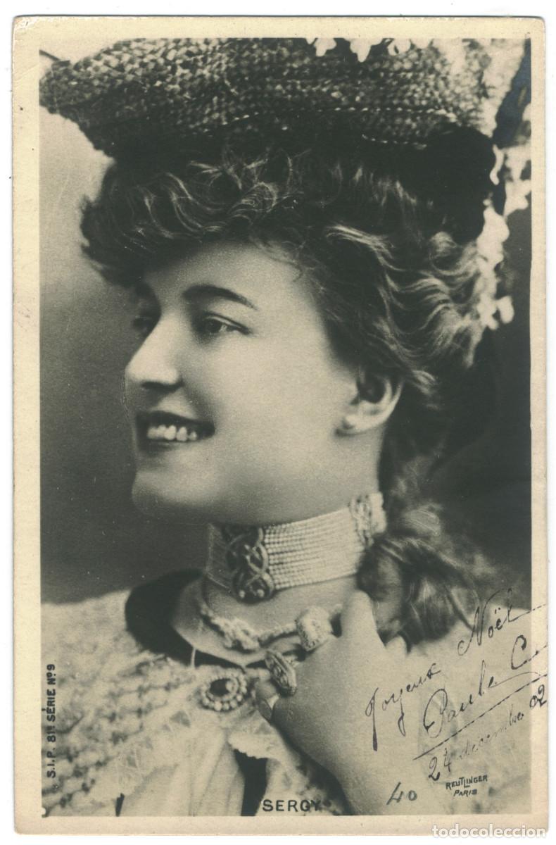 Postales: Actriz SERGY, Gilberte_SIP. 81-9. Photo Reutlinger