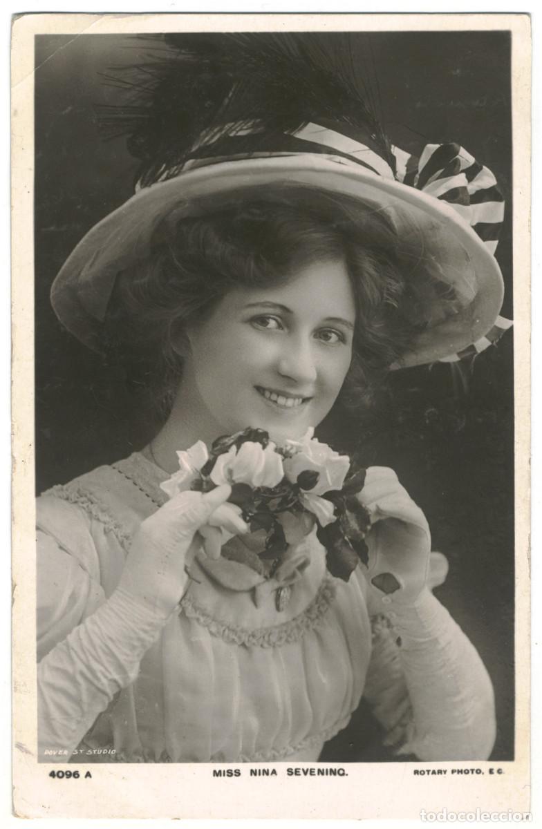 Postales: Serie 3 Postales Actriz SEVENING, Nina_Rotary. 4096 A, H, M. Photo Dover