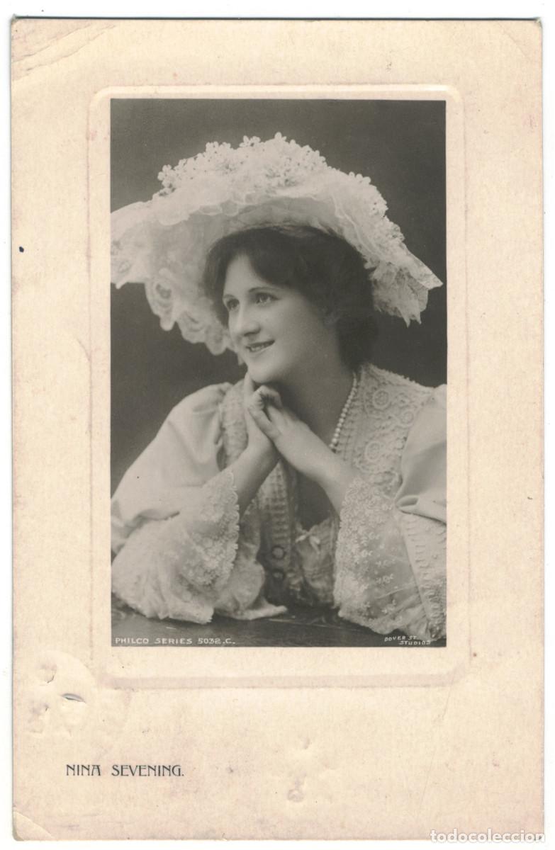 Postales: Serie 2 Postales Actriz SEVENING, Nina_Philco. 5032 C, D