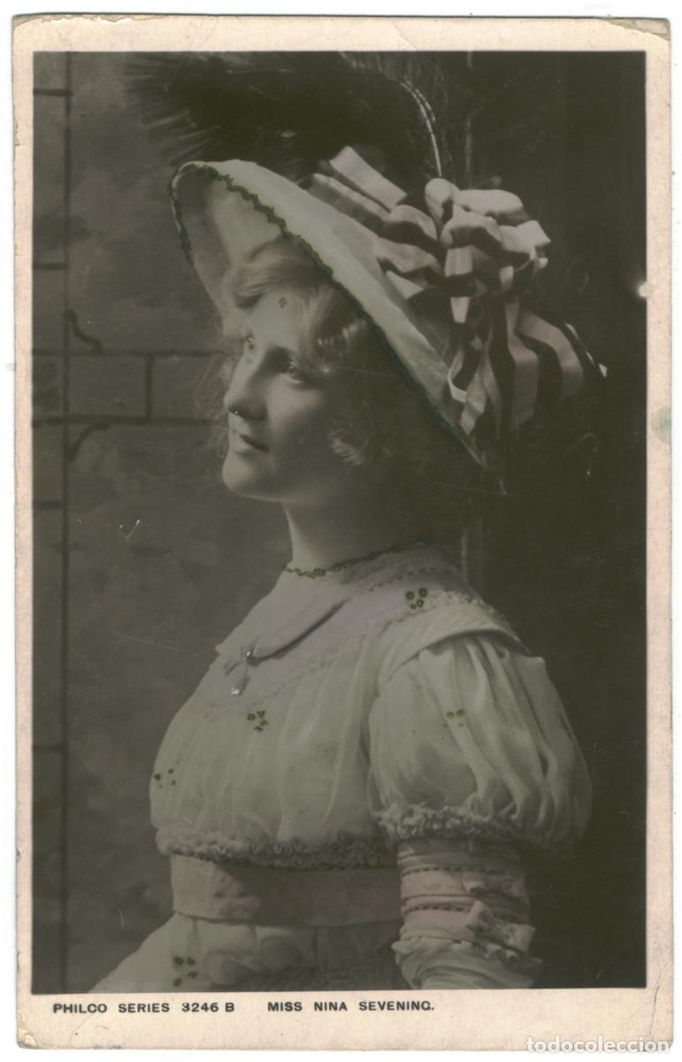 Postales: Serie 3 Postales Actriz SEVENING, Nina_Philco. 3246 A, B, C