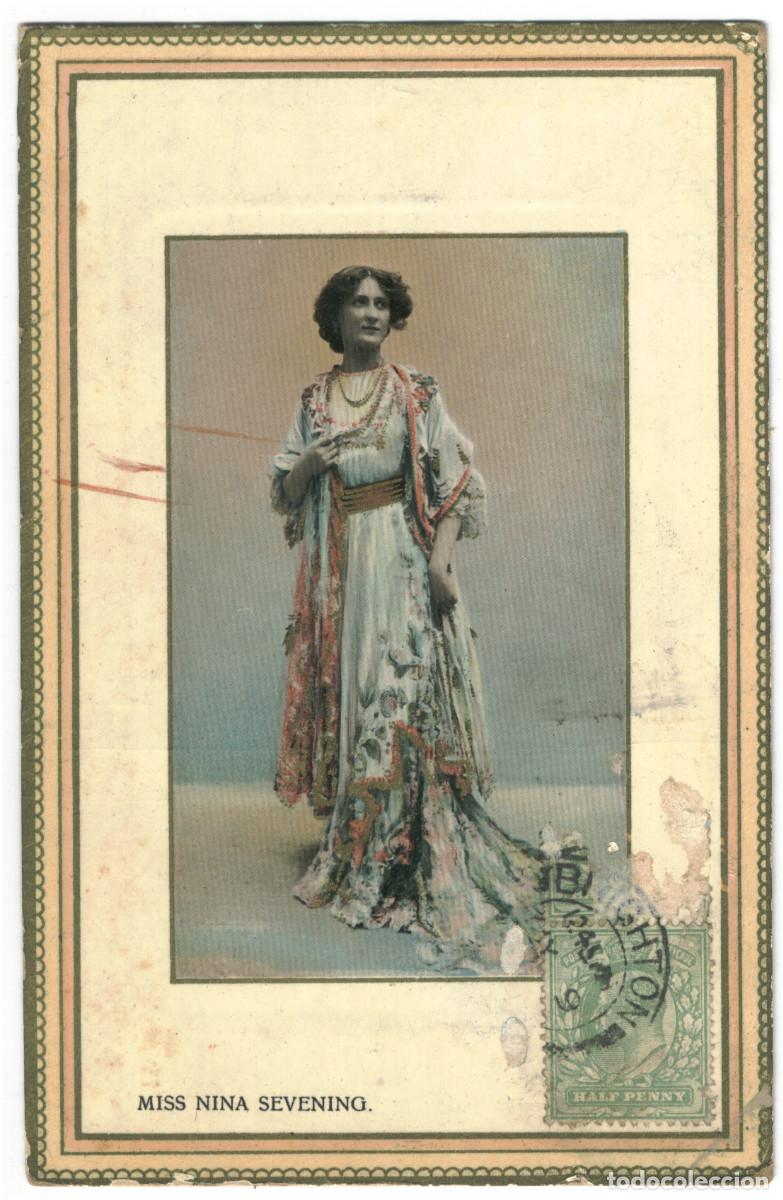 Postales: Actriz SEVENING, Nina_Raphael Tuck (Framed Gem; 5744)