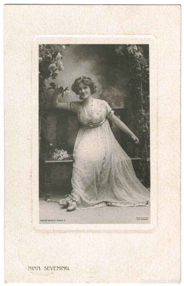 Postales: Serie 2 Postales Actriz SEVENING, Nina_Philco. 3329 B, D