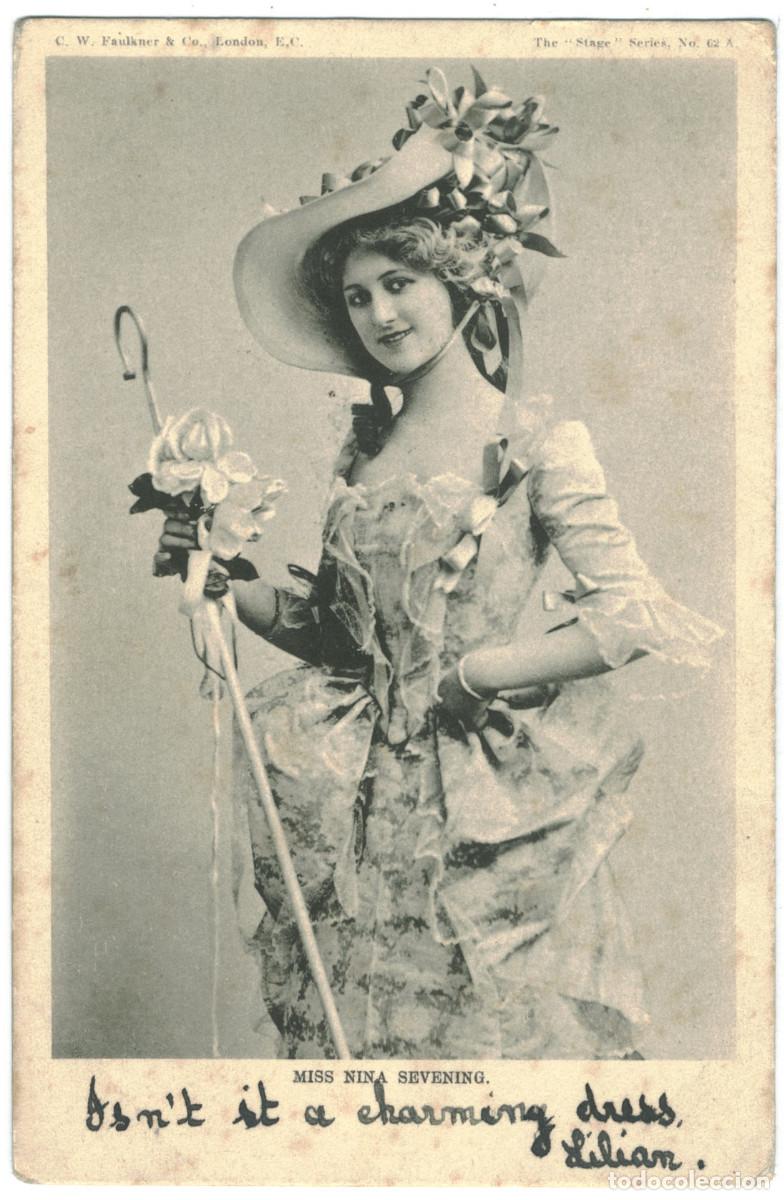 Postales: Actriz SEVENING, Nina_C. W. Faulkner (Stage; 62 A)