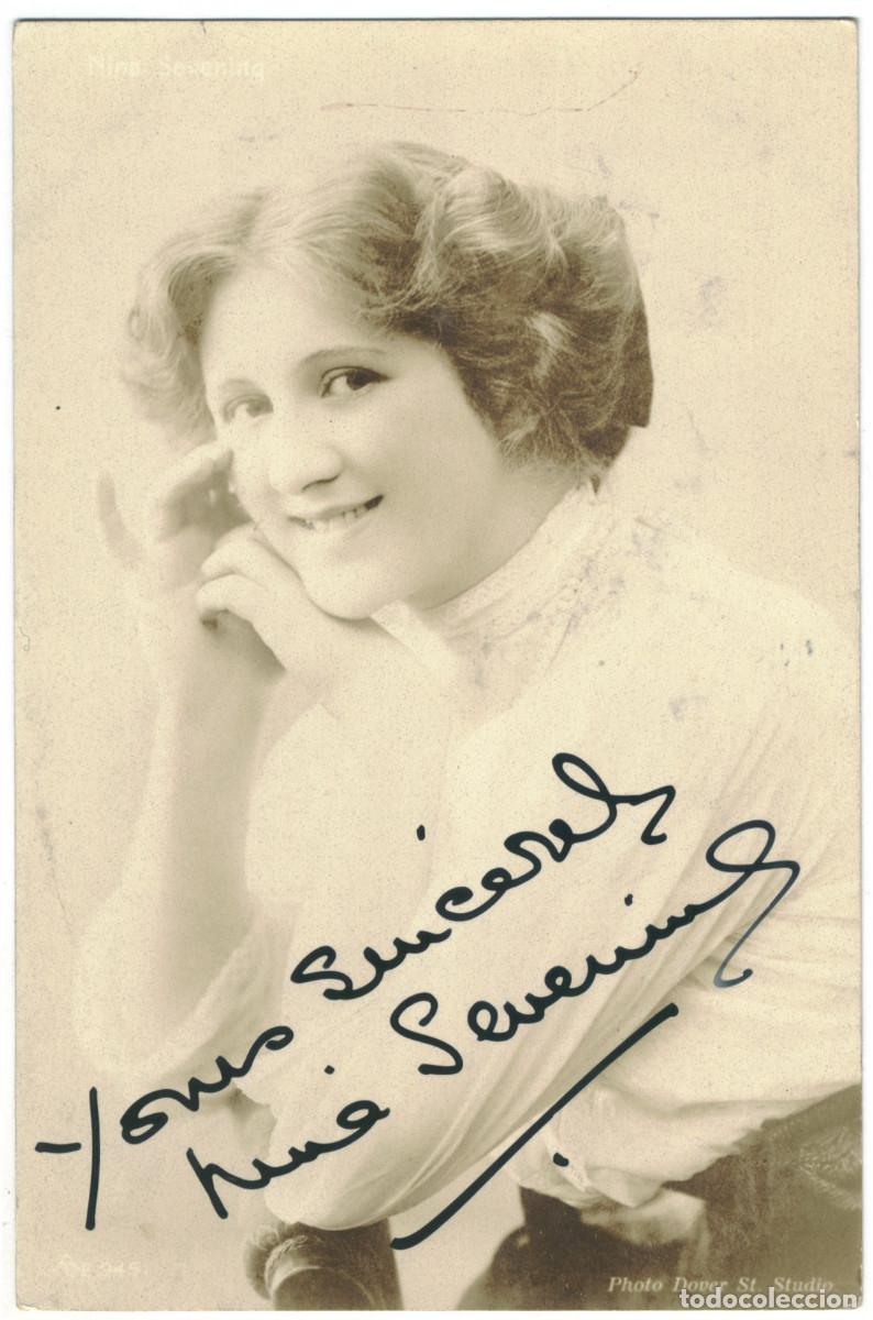 Postales: Actriz SEVENING, Nina_Aristophot (AL; -945). Photo Dover. Signed Autograph Firmada