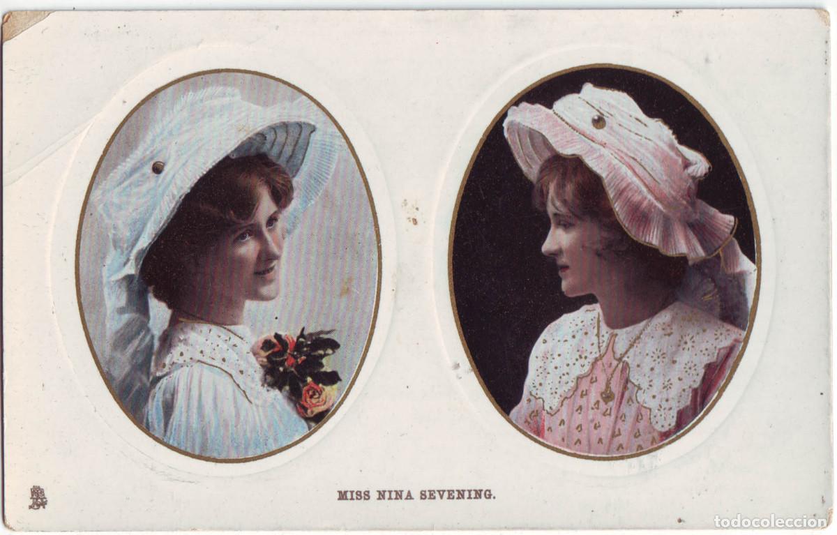 Postales: Actriz SEVENING, Nina_Raphael Tuck. (Duo Gem; 5783)