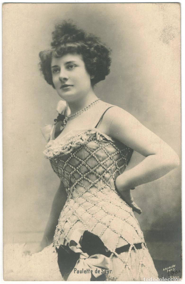 Postales: Actriz SEYR, Paulette de_5330. Photo Arjalew