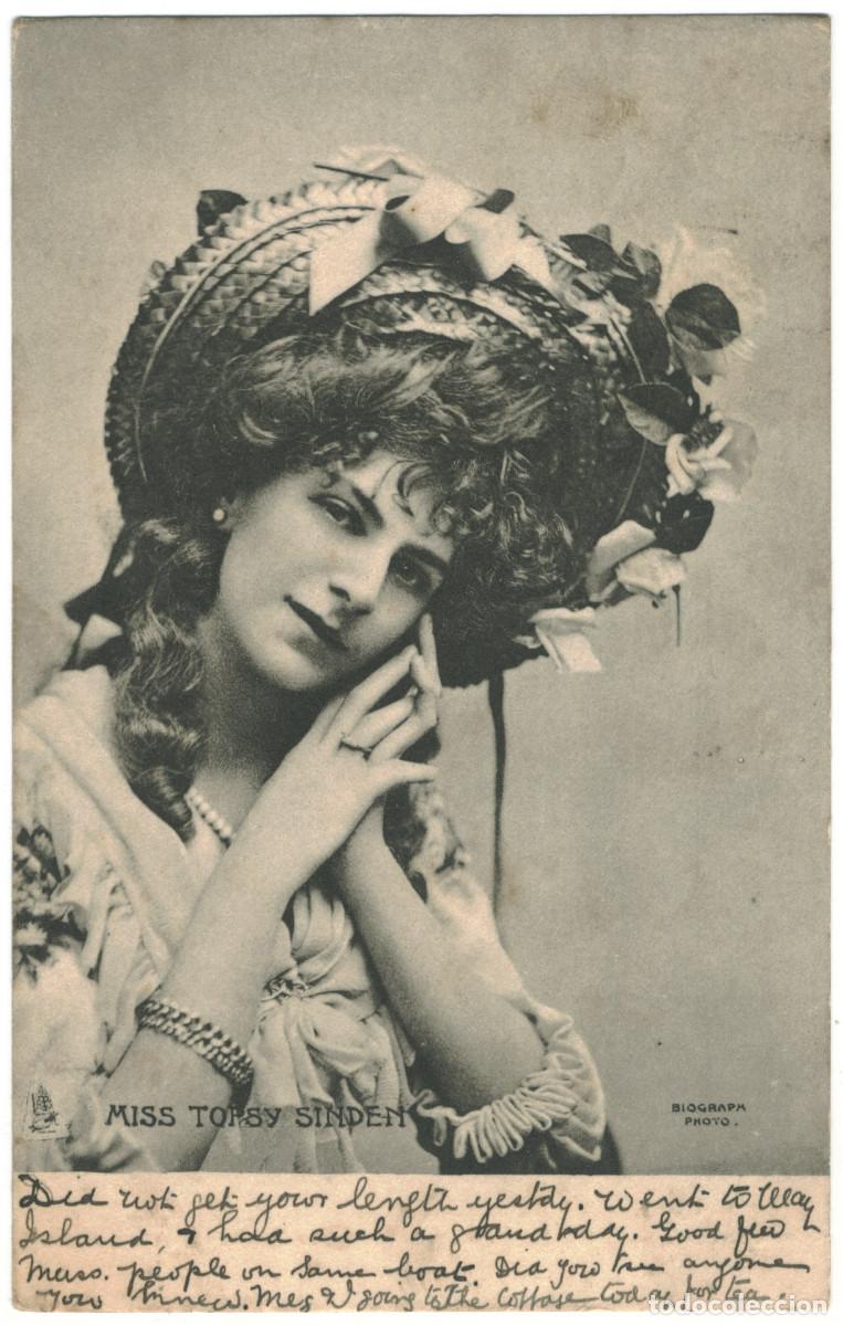 Postales: Actriz SINDEN, Topsy_Raphael Tuck (Celebrities of the Stage; 682). Photo Biograph