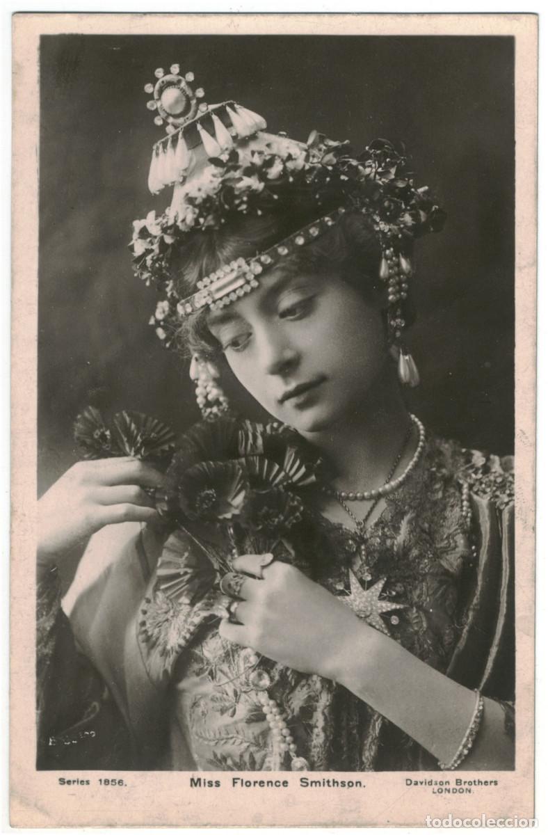 Postales: Actriz SMITHSON, Florence_Davidson (Real Photographic; 1856)