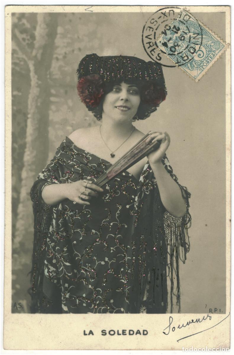 Postales: Serie 3 Postales Actriz SOLEDAD, La_A.S. Photo RPI