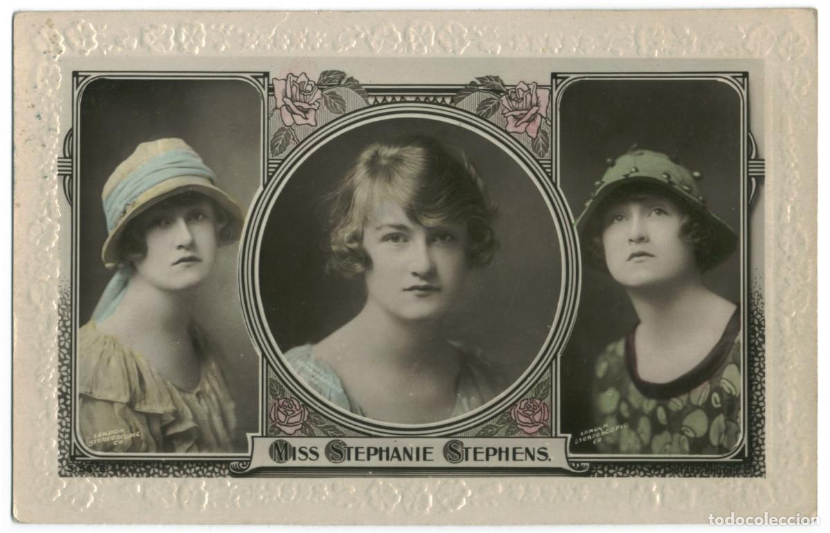 Postales: Actriz STEPHENS, Stephanie_Rotary. Photo London Stereoscopic