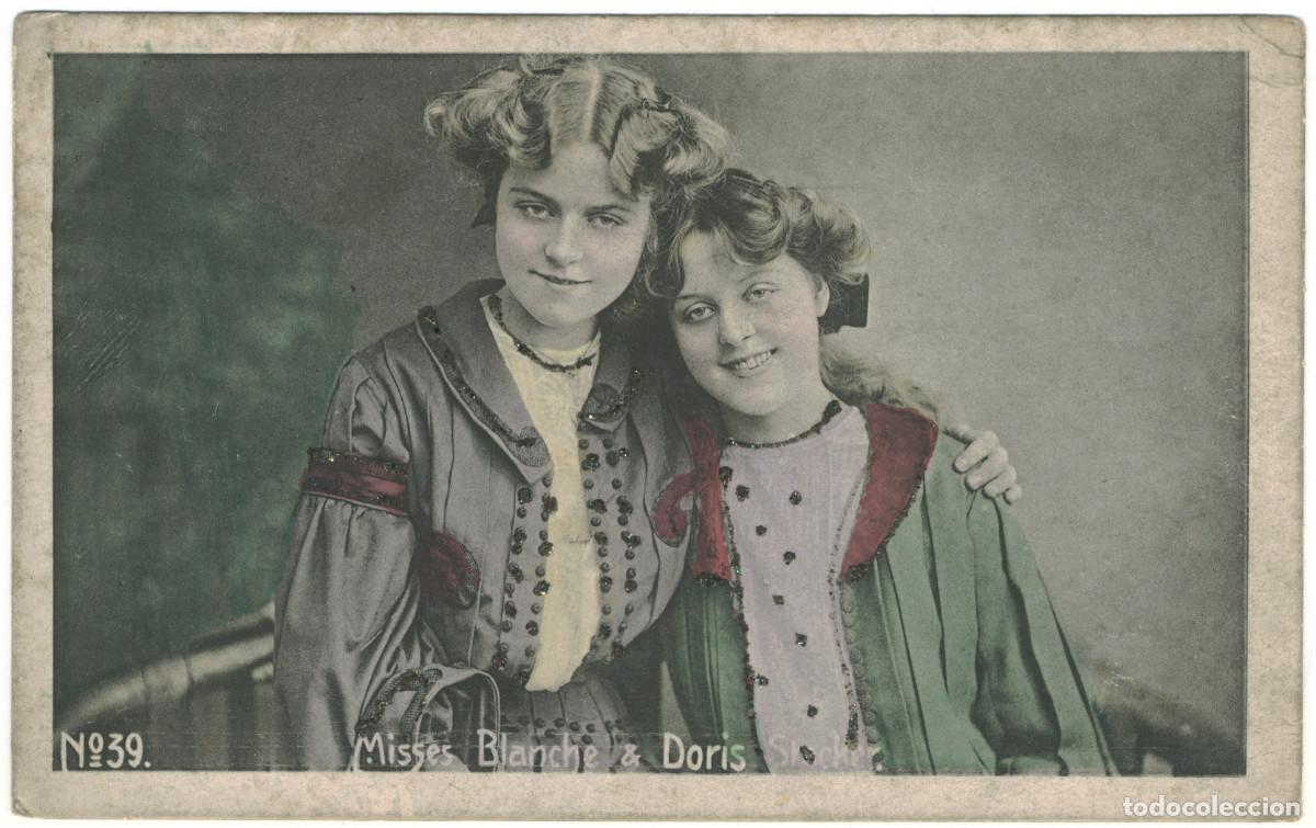 Postales: Actrices STOCKER, Blanche & Doris_Ray (Silverine; 39)