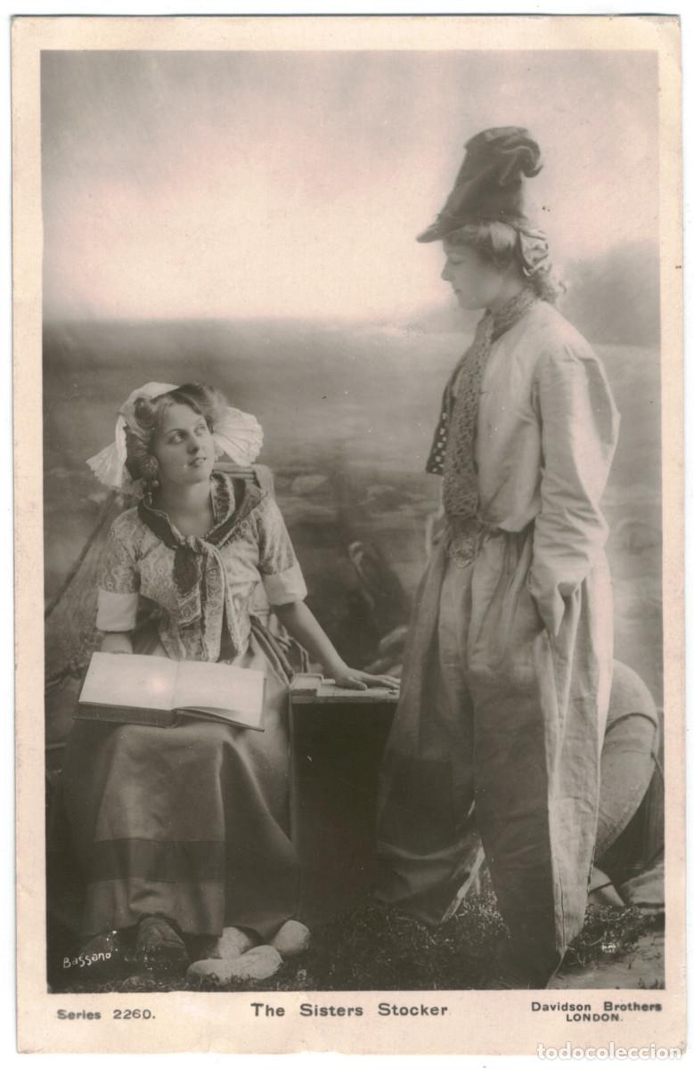 Postales: Actrices STOCKER, Blanche y Doris_Davidson (Real Photographic; 2260). Photo Bassano