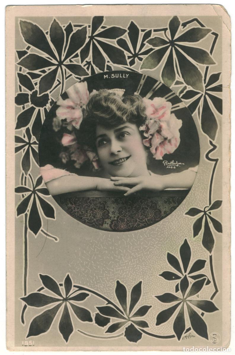 Postales: Actriz SULLY, Mariette_ SIP. 1851. Photo Reutlinger