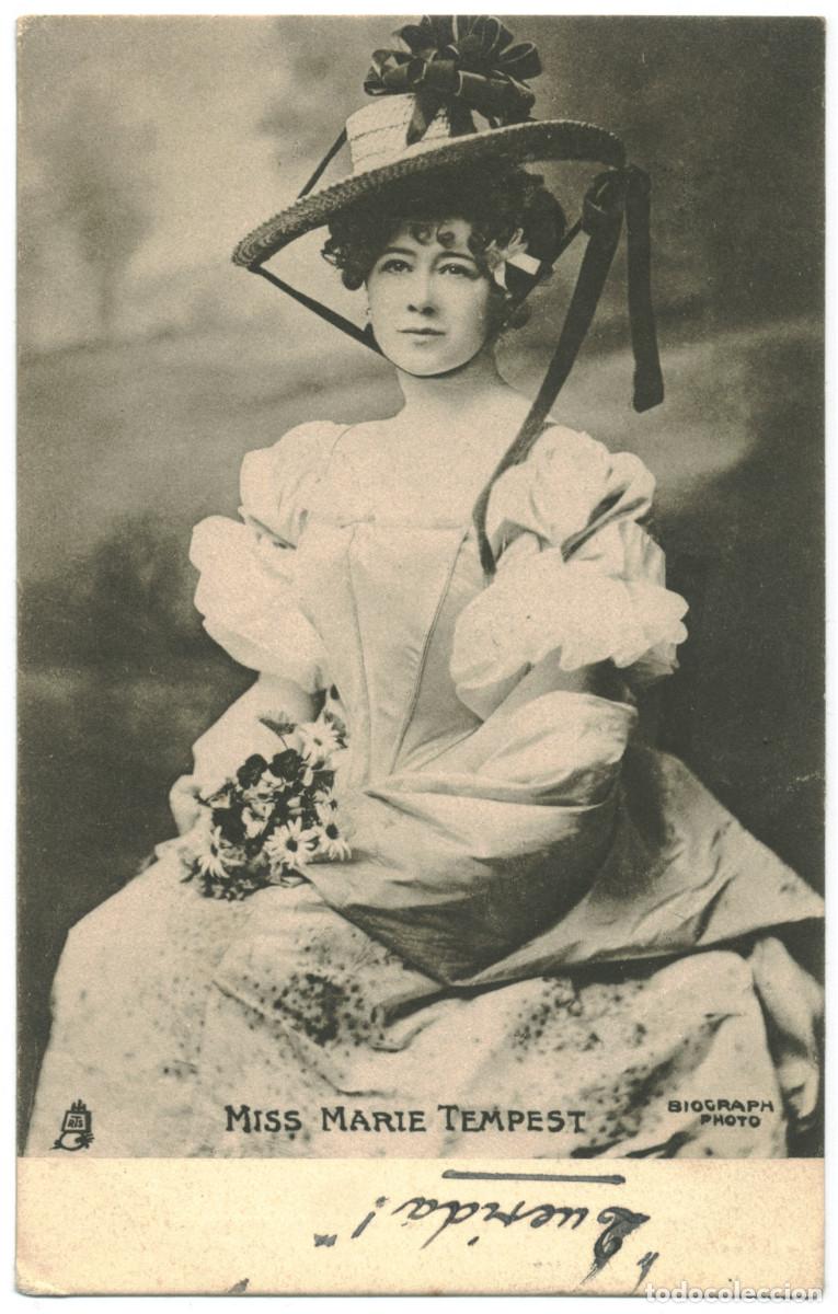 Postales: Actriz TEMPEST, Marie_Raphael Tuck (Celebrities of the Stage; 681). Photo Biograph