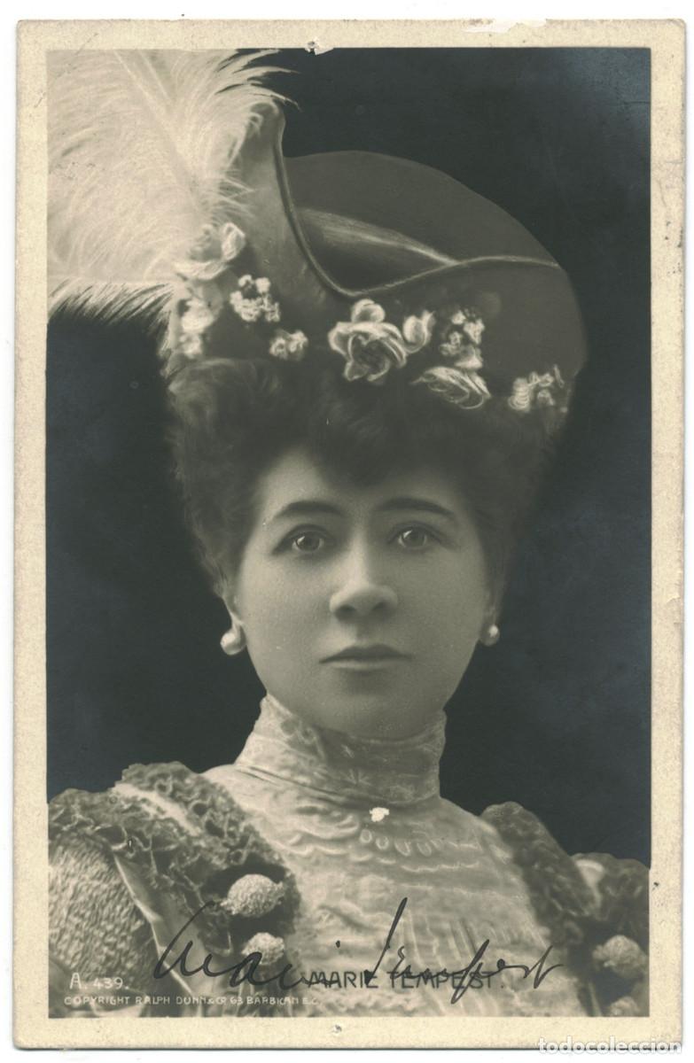 Postales: Actriz TEMPEST, Marie_Ralph Dunn. A 439. Signed Autograph Firmada