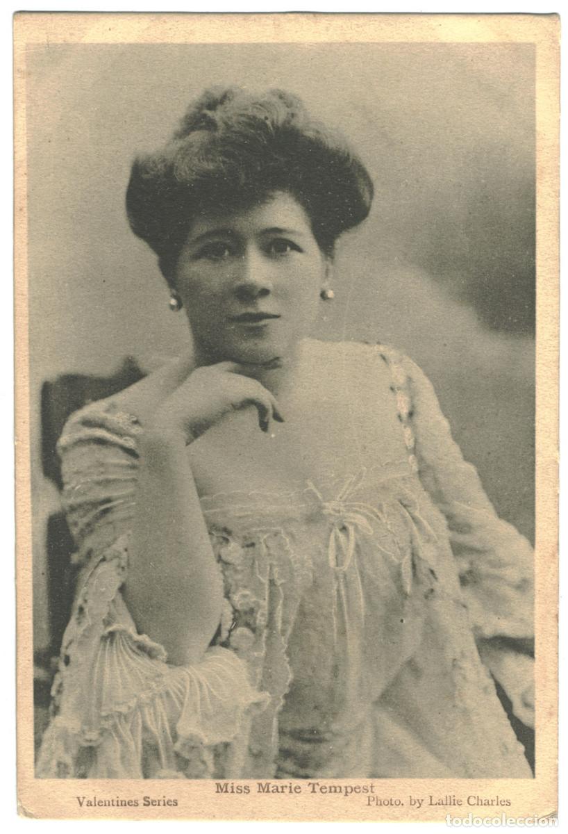 Postales: Actriz TEMPEST, Marie_ Valentines. Photo Lallie Charles