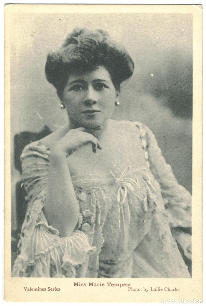 Postales: Actriz TEMPEST, Marie_ Valentines. Photo Lallie Charles