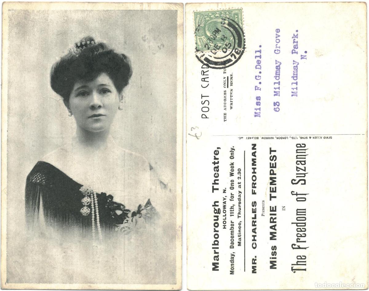 Postales: Actriz TEMPEST, Marie_David Allen. In Freedom of Suzanne (Marlborough Theatre)
