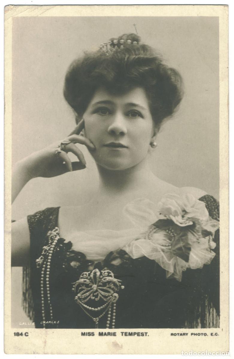 Postales: Actriz TEMPEST, Marie_Rotary. 184 C. Photo Lallie Charles