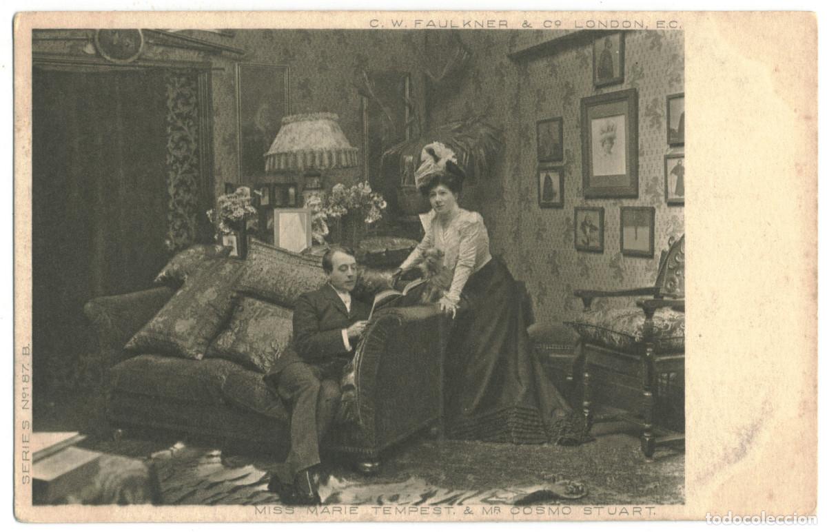 Postales: Actriz TEMPEST, Marie & STUART, Cosmo_C. W. Faulkner. 187