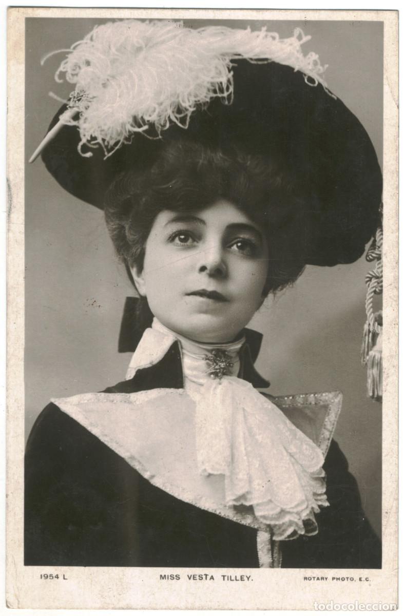 Postales: Serie 4 Postales Actriz TILLEY, Vesta_Rotary; 1954 F, L, Q, Z