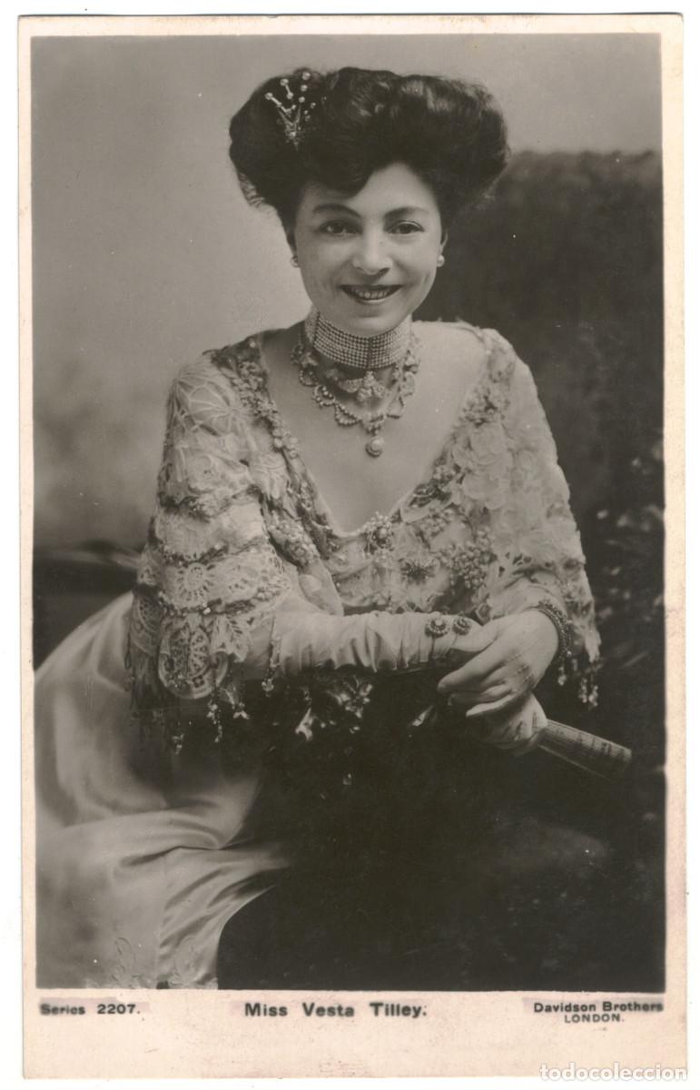 Postales: Actriz TILLEY, Vesta_Davidson (Real Photographic; 2207)