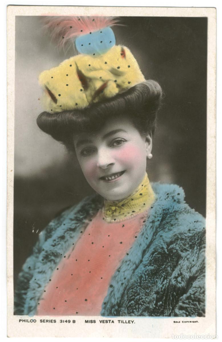 Postales: Serie 2 Postales Actriz TILLEY, Vesta_Philco; 3149 B, C. Photo Sole