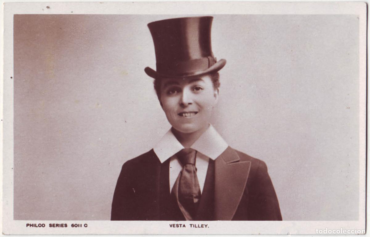 Postales: Serie 2 Postales Actriz TILLEY, Vesta_Philco; 6011 C, E