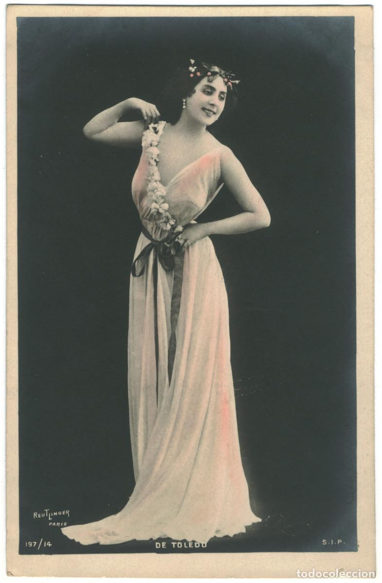 Postales: Serie 3 Postales Actriz TOLEDO, de_SIP. 197-14, 17, 19. Photo Reutlinger