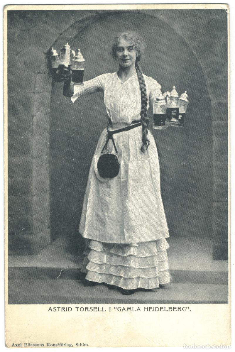 Postales: Actriz TORSSELL, Astri_Axel Eliassons. In Gamla Heidelberg