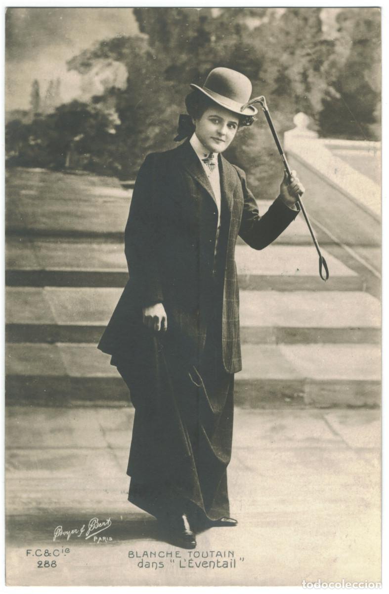 Postales: Actriz TOUTAIN, Blanche_FC. 288. In L'Eventail. Photo Berger & Bert