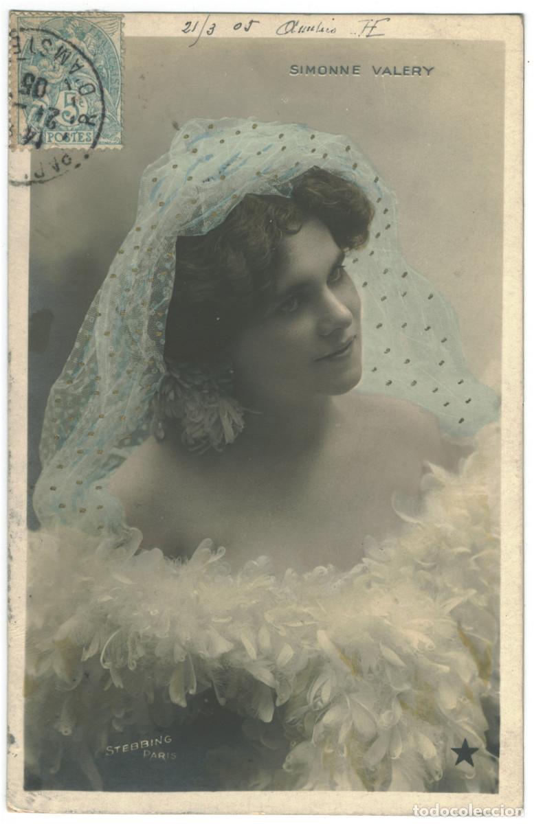 Postales: Actriz VALERY, Simonne_&Eacute;toile. 810-87. Photo Stebbing