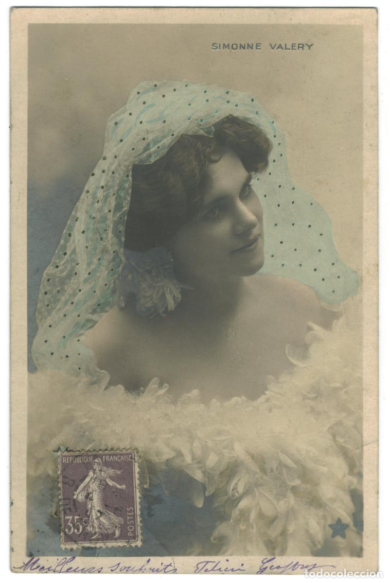 Postales: Actriz VALERY, Simonne_&Eacute;toile. 810-87. Photo Stebbing