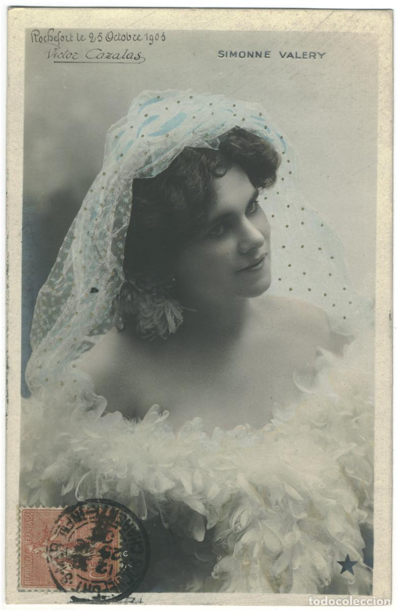 Postales: Actriz VALERY, Simonne_&Eacute;toile. 810-87. Photo Stebbing