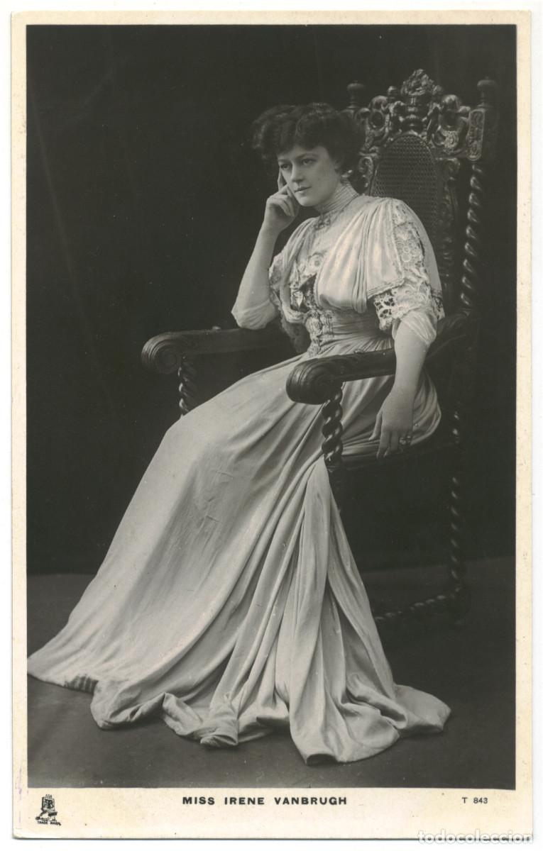 Postales: Actriz VANBRUGH, Irene_Raphael Tuck Real Photograph (Celebrities of the Stage; T 843)