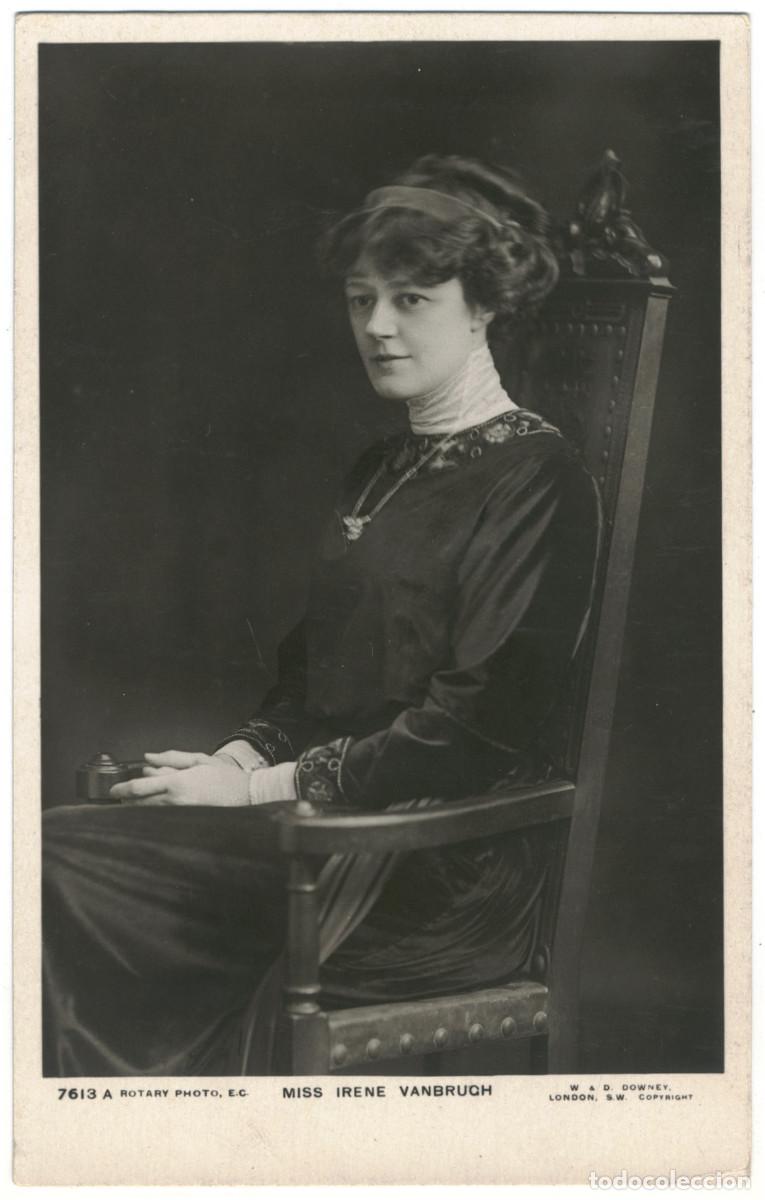 Postales: Actriz VANBRUGH, Irene_Rotary. 7613 A. Photo W. & D. Downey