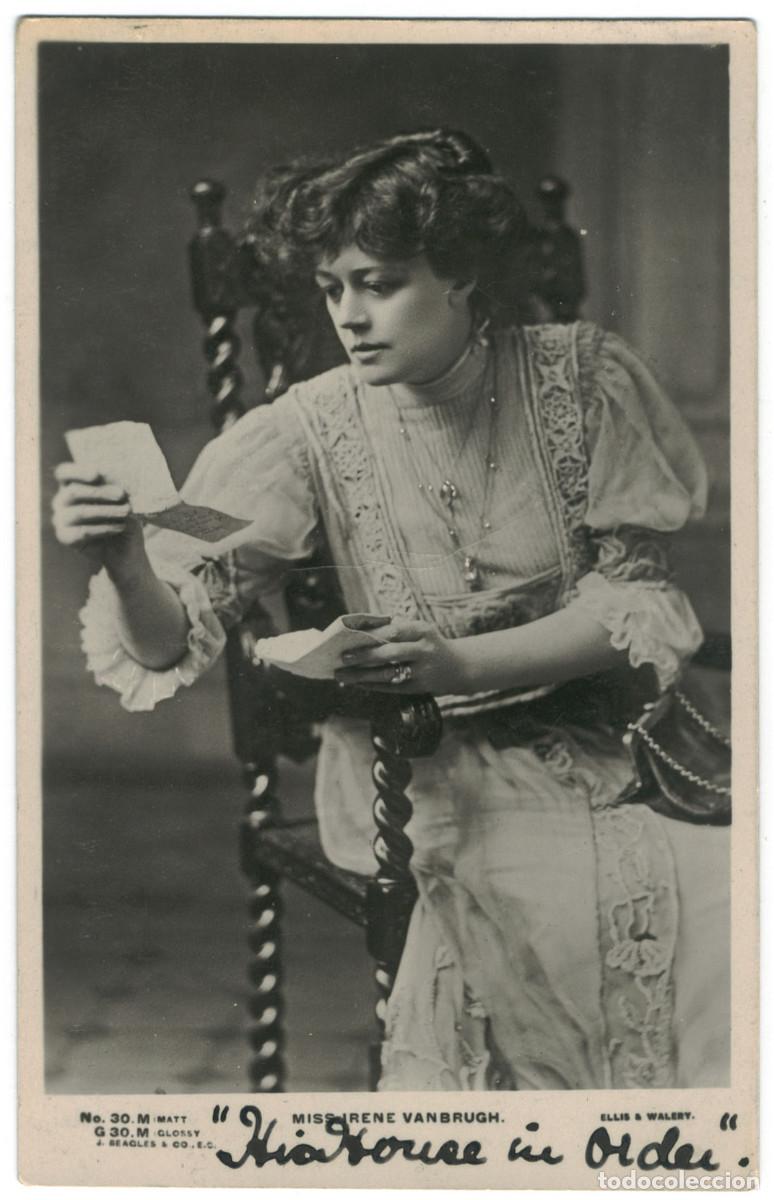Postales: Actriz VANBRUGH, Irene_Beagles. 30 M. Photo Ellis & Wal&eacute;ry